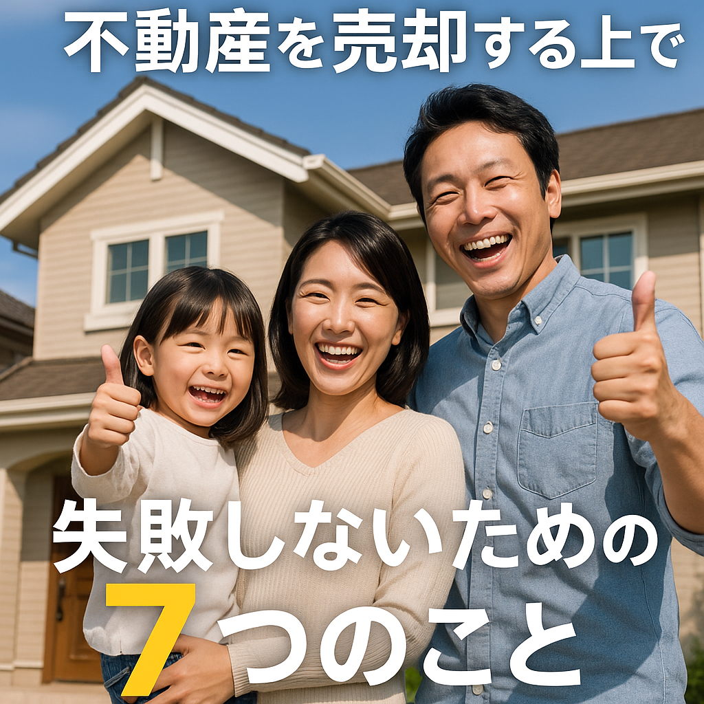 🏠土地売却で失敗しないために。売主がやってはいけない7つのこと