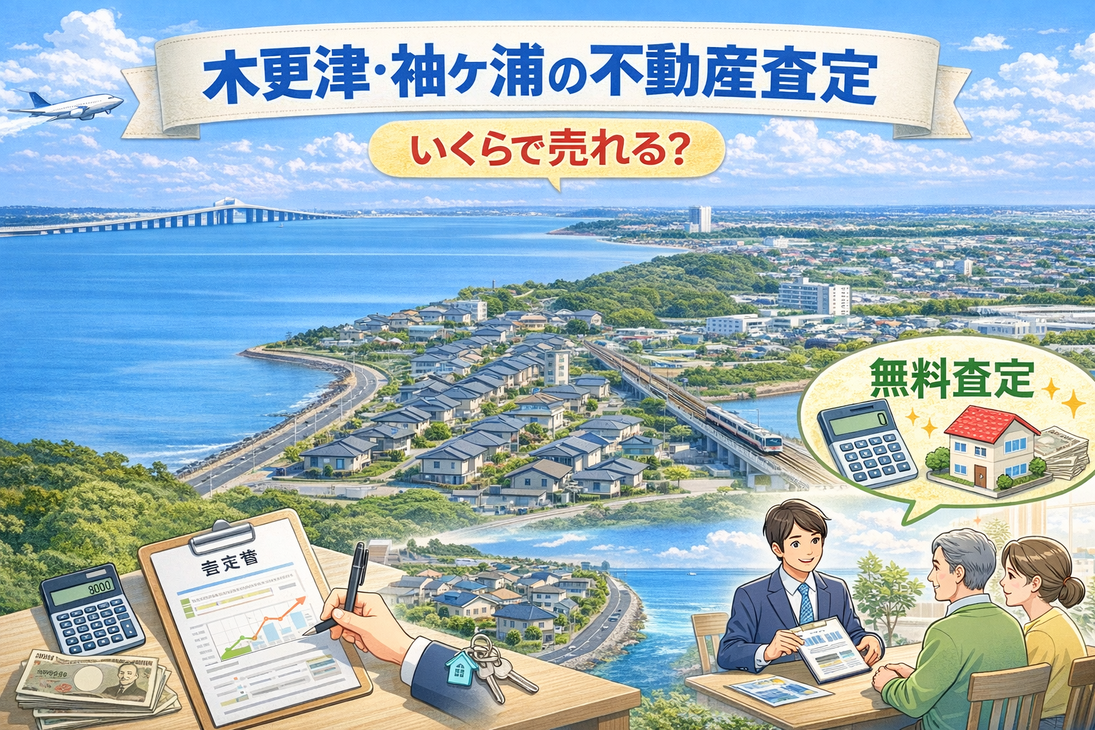 木更津・袖ケ浦の不動産査定｜いくらで売れる？相場の調べ方