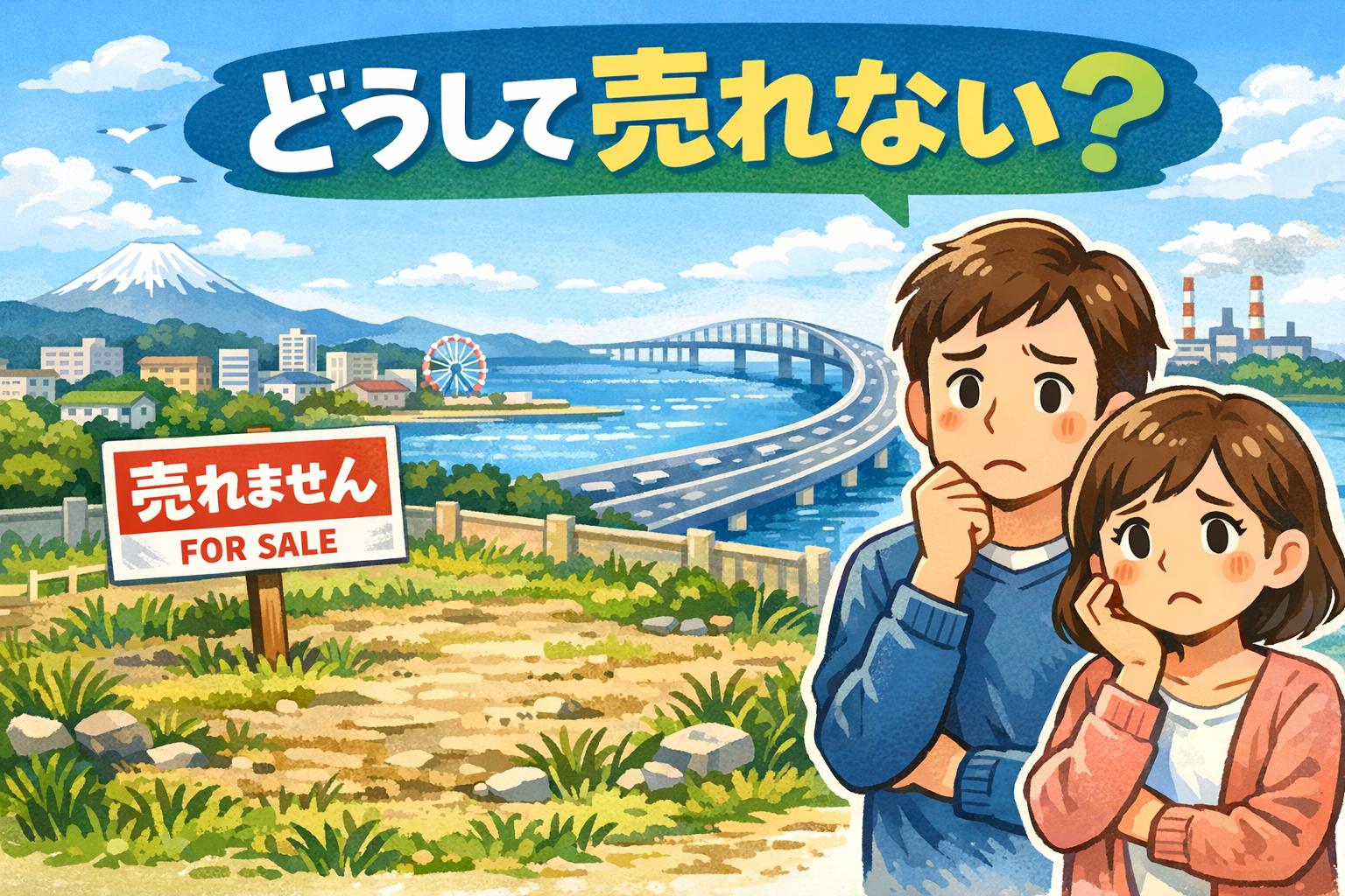 【2026年版】土地が売れない理由とは？木更津・袖ケ浦で売却するための改善ポイントとコツ