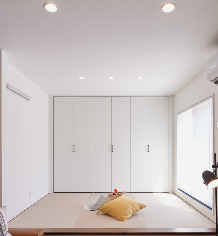 【リビングの畳スペースで、ゆったりとくつろげる時間🏠】