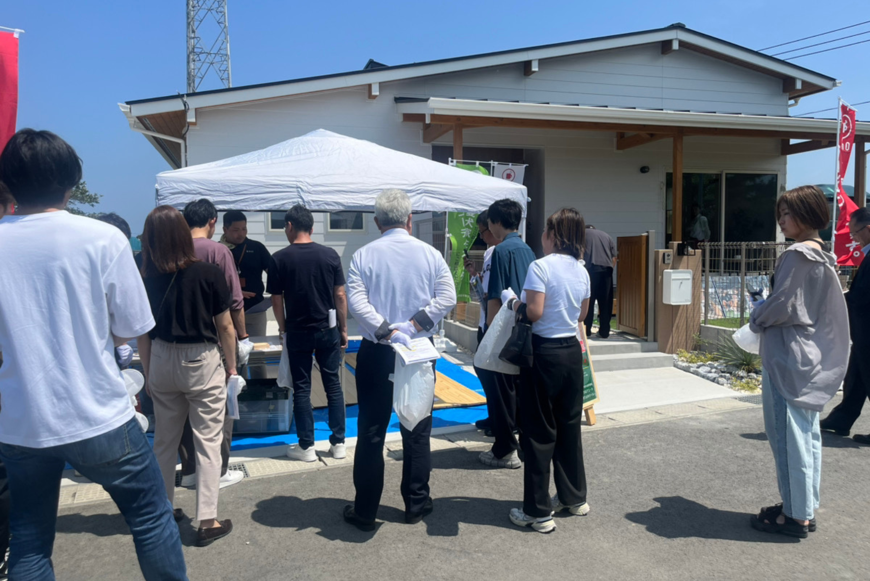 BinO集会でモデルハウスの内覧をして頂きました！