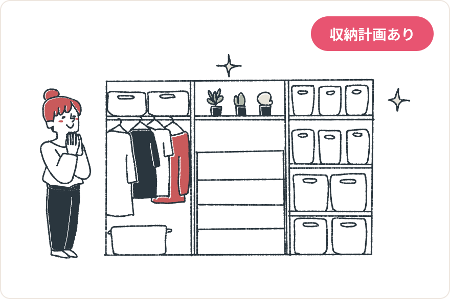 収納計画あり