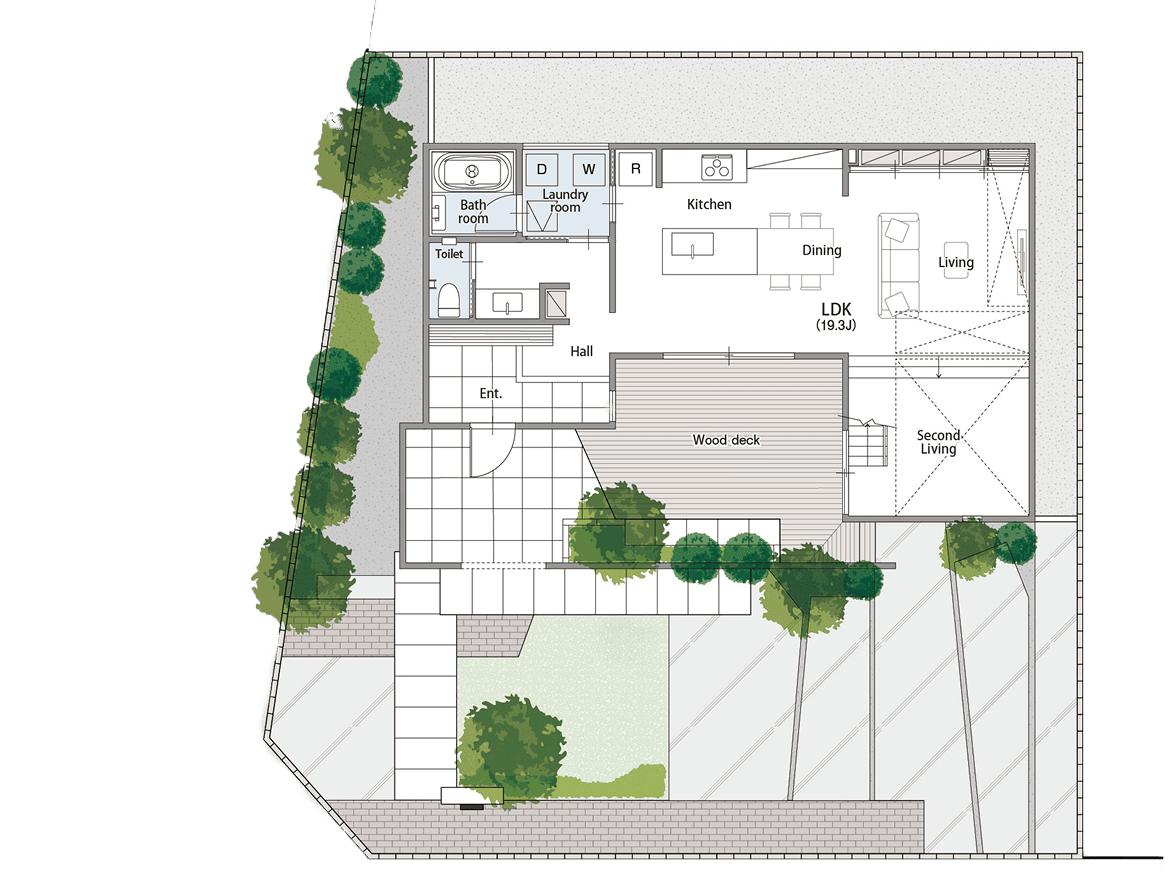 間取りプランのご紹介1F