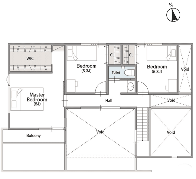 間取りプランのご紹介2F