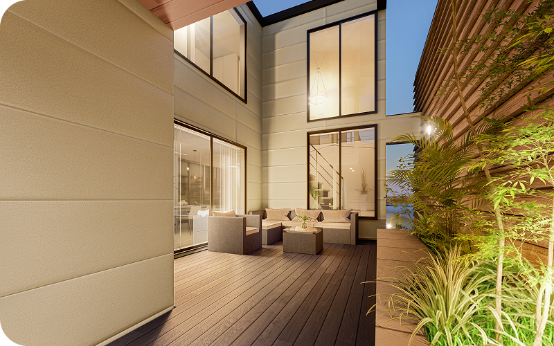 内と外をゆるやかにつなぐ、暮らしの余白