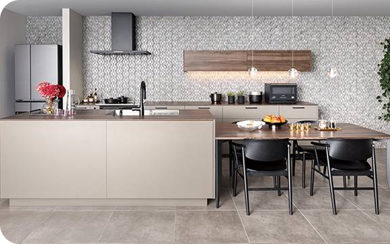 家事をしながら、家族とつながるLDK