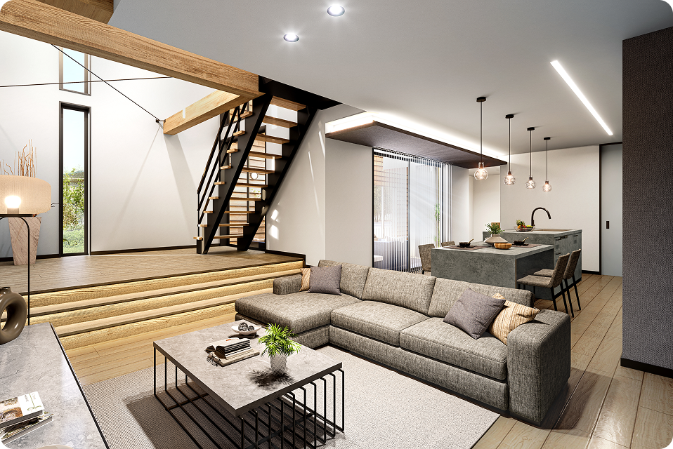 全館空調で、家中どこでも快適な空気環境