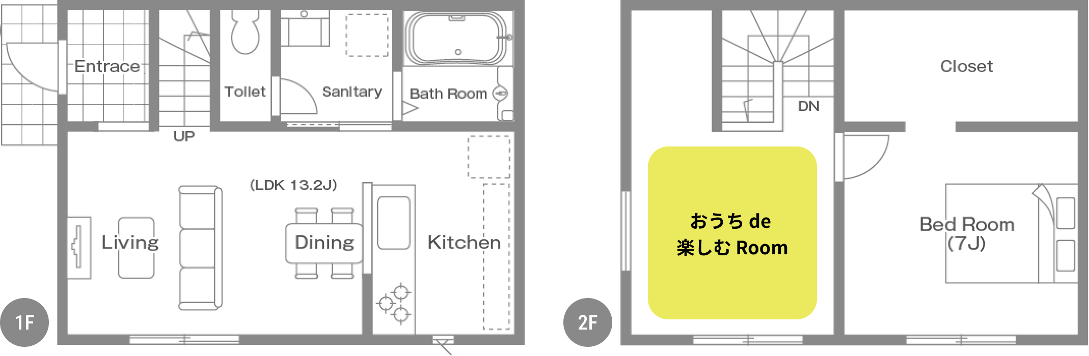 間取り図｜おうち de 楽しむRoom