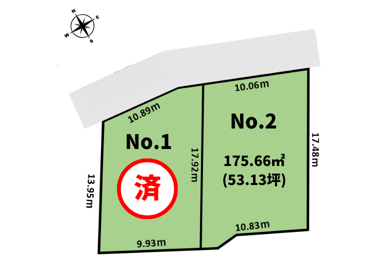 【全2区画分譲地！人気エリアの八幡】with mama village八幡5期 アイチャッチ