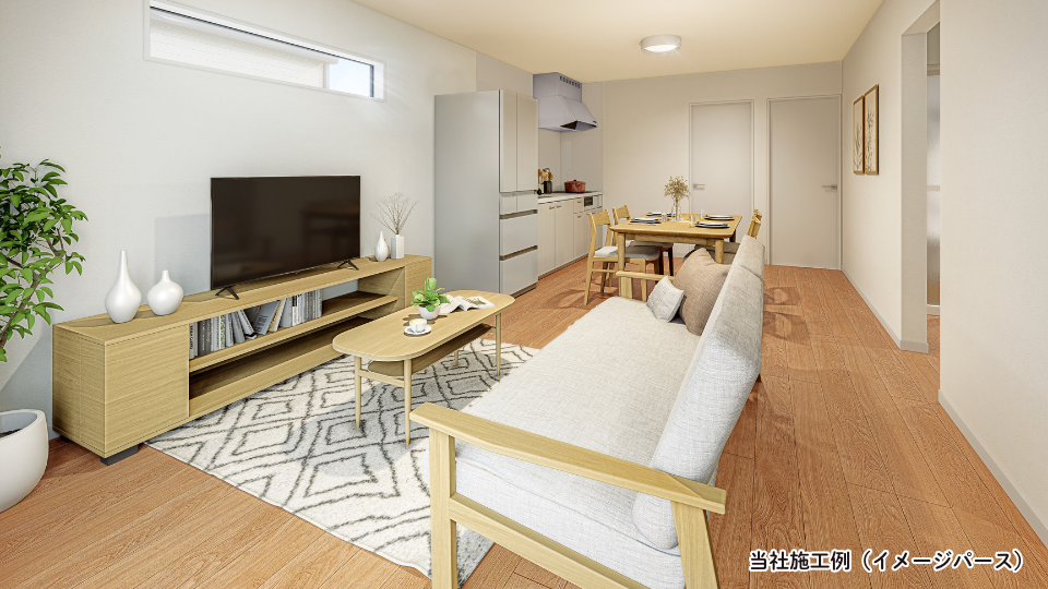 ２LDKのコンパクト平屋