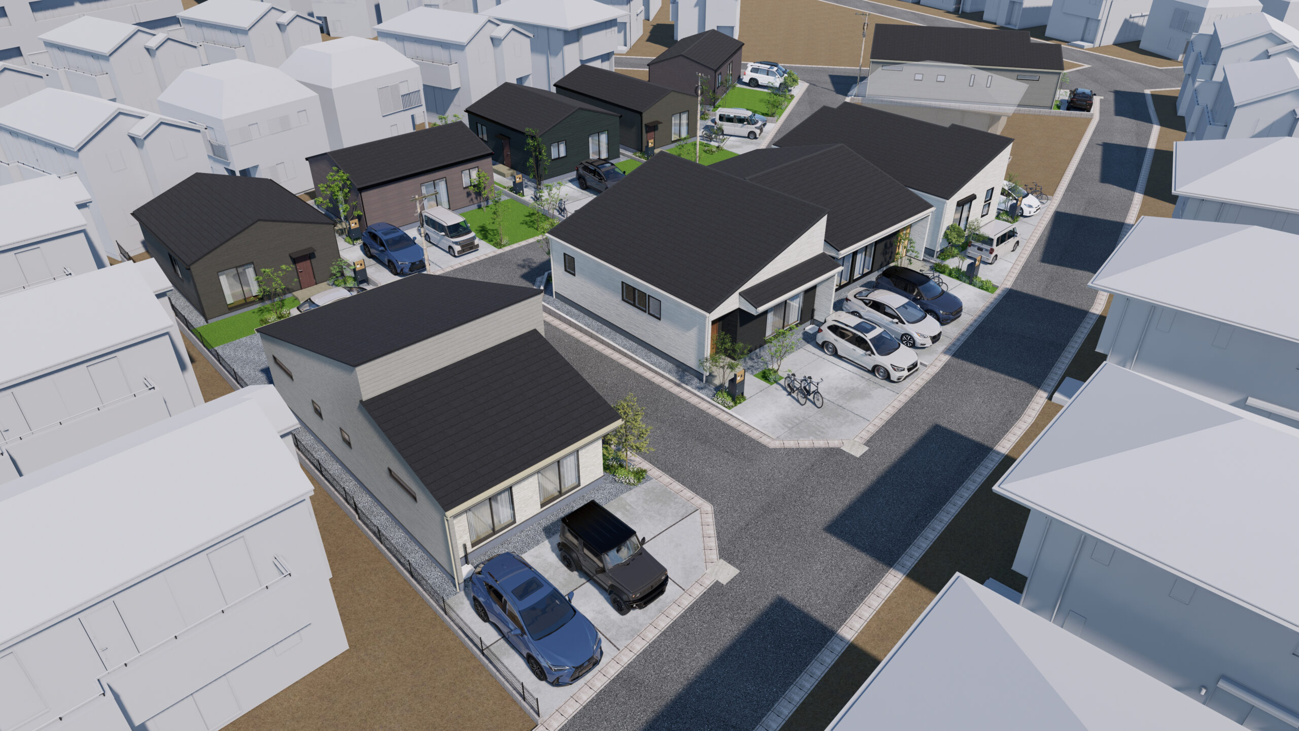 通り抜けしにくい工夫