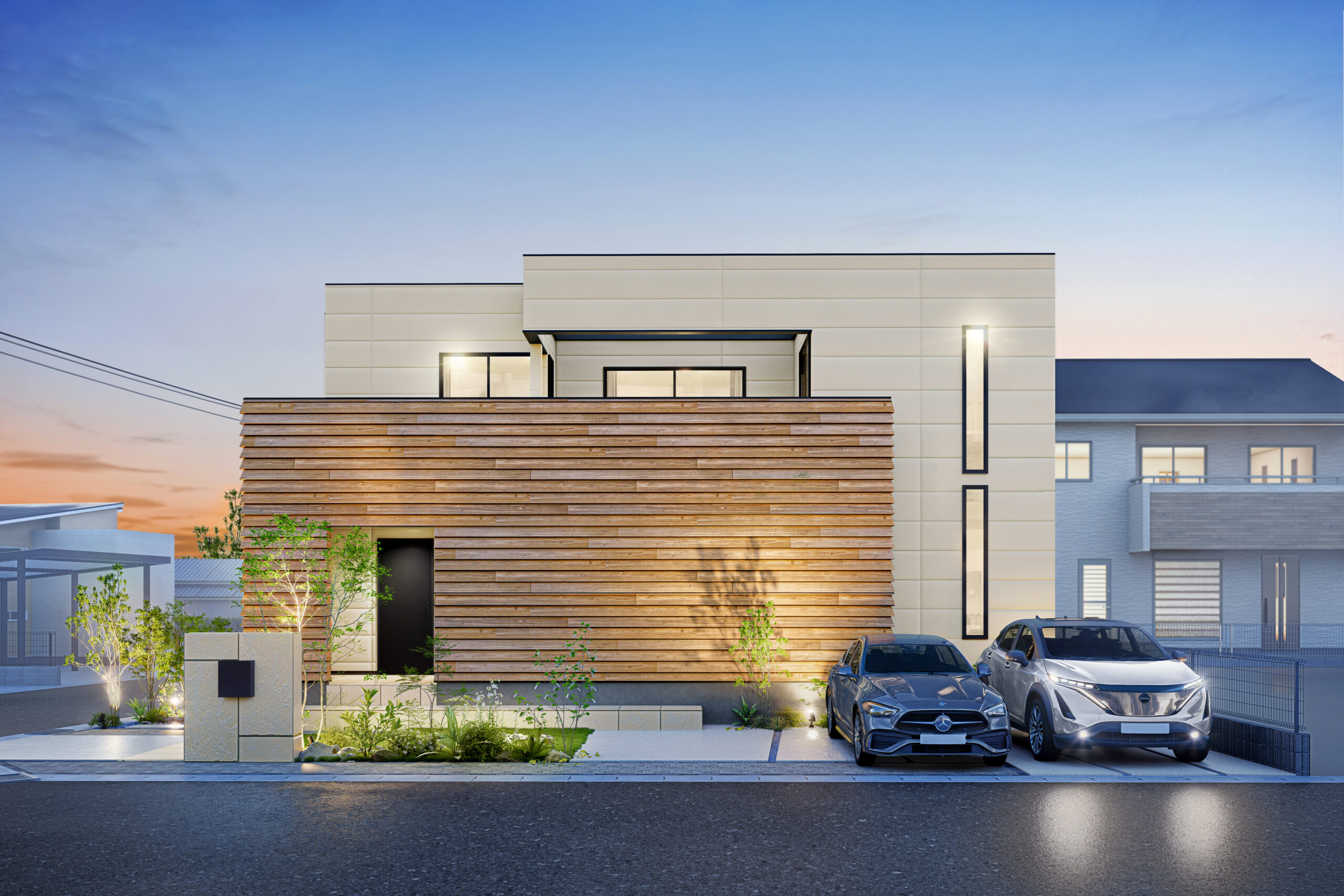 【お仕事帰りに、夜の暮らし心地を体感♪】<br />
市原・千種モデルハウス「ロジアのある家」　夜の見学会