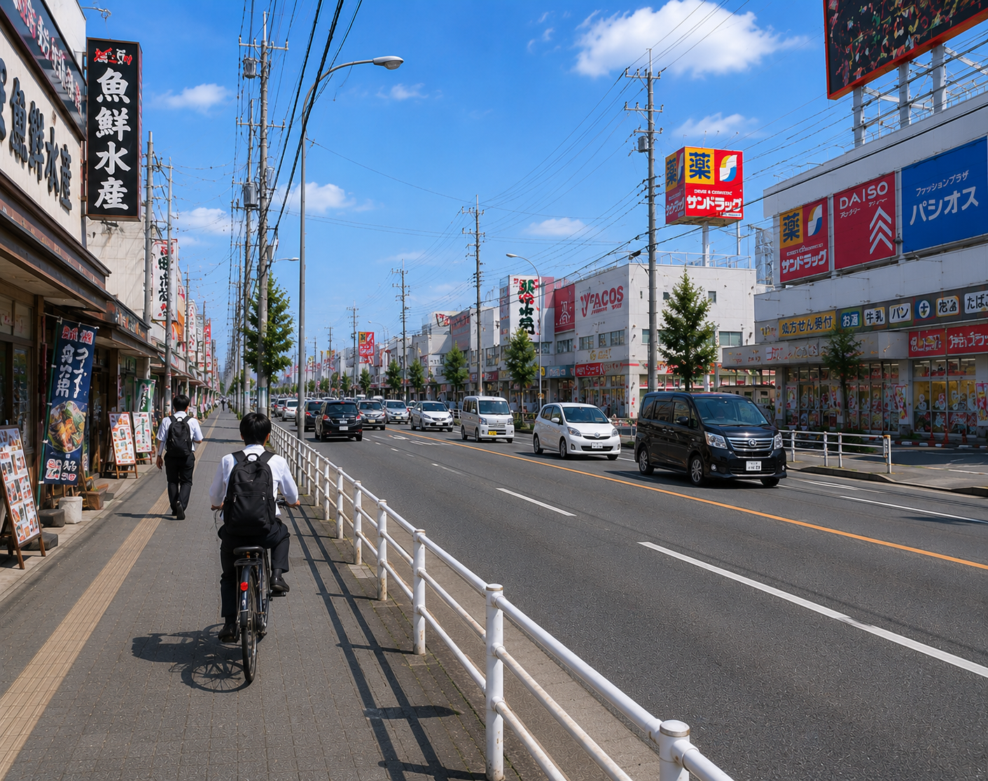 駅まで自転車でも安心